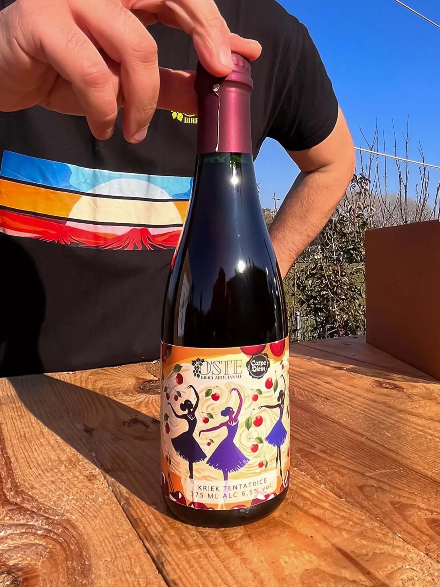 O'Ste Kriek birra ciliegie 375ml Tentatrice acida