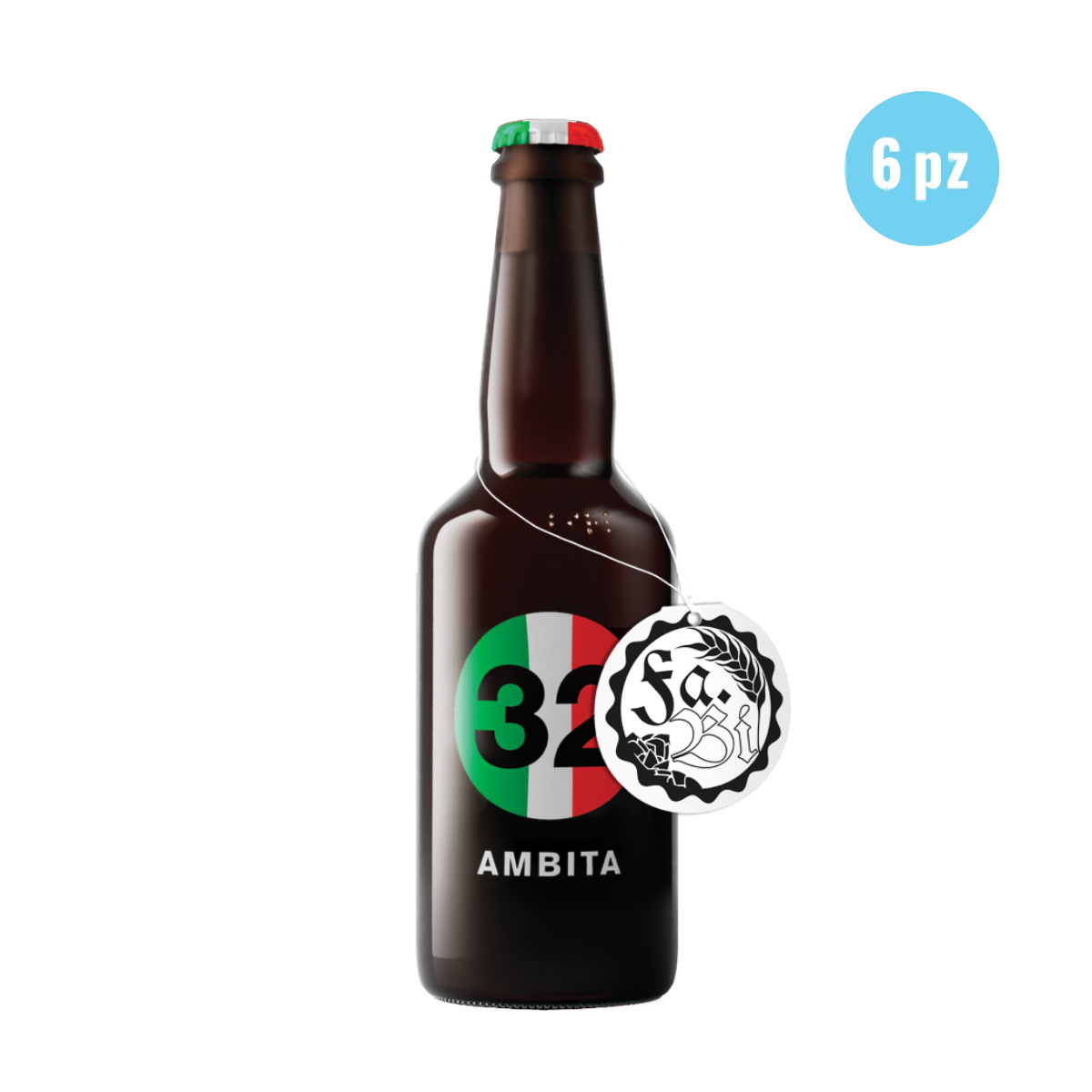 32 Via dei Birrai Ambita birra bionda 50 cl monoluppolo italiano