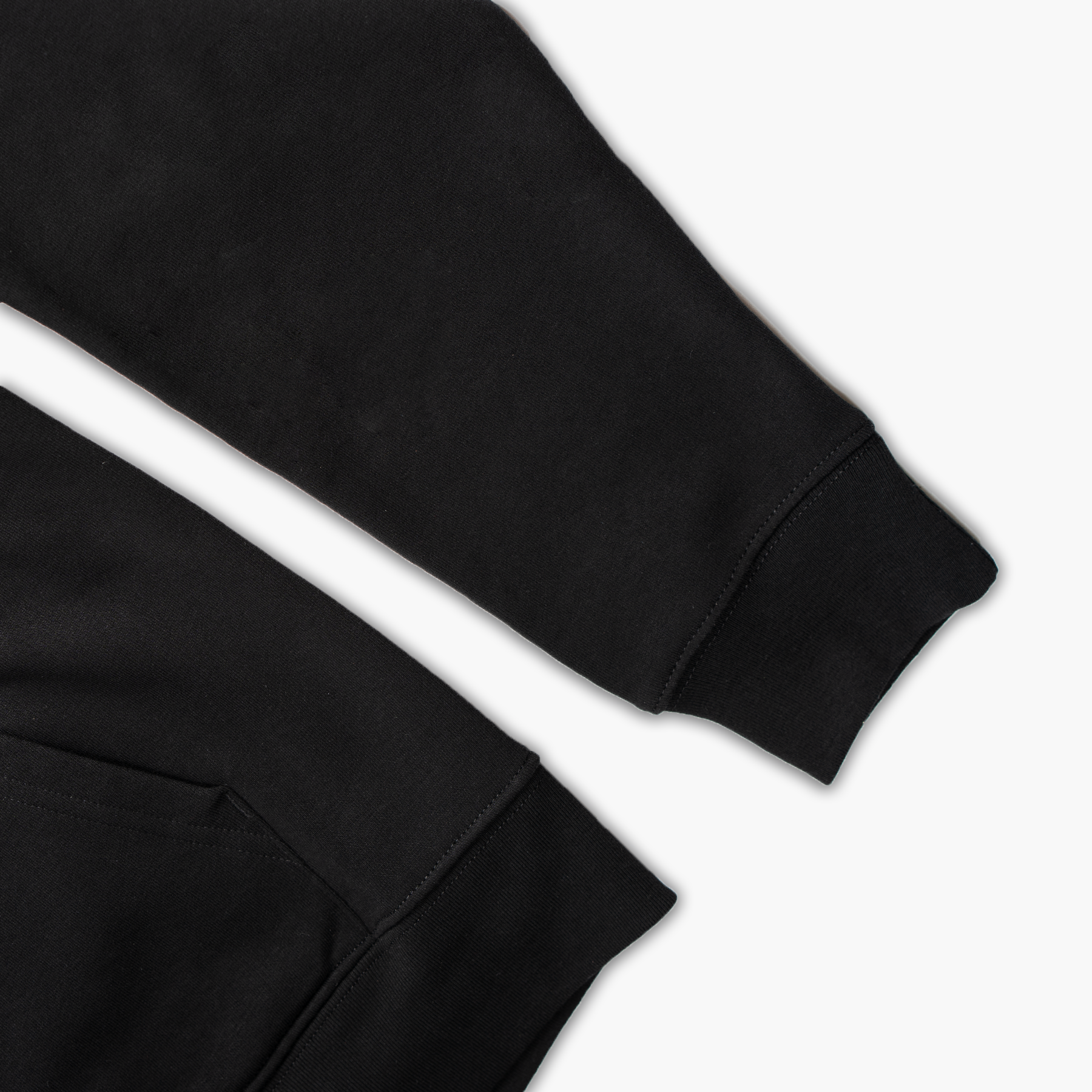 Deya Merch Pictures Felpa con Cappuccio Nera Cotone Bio