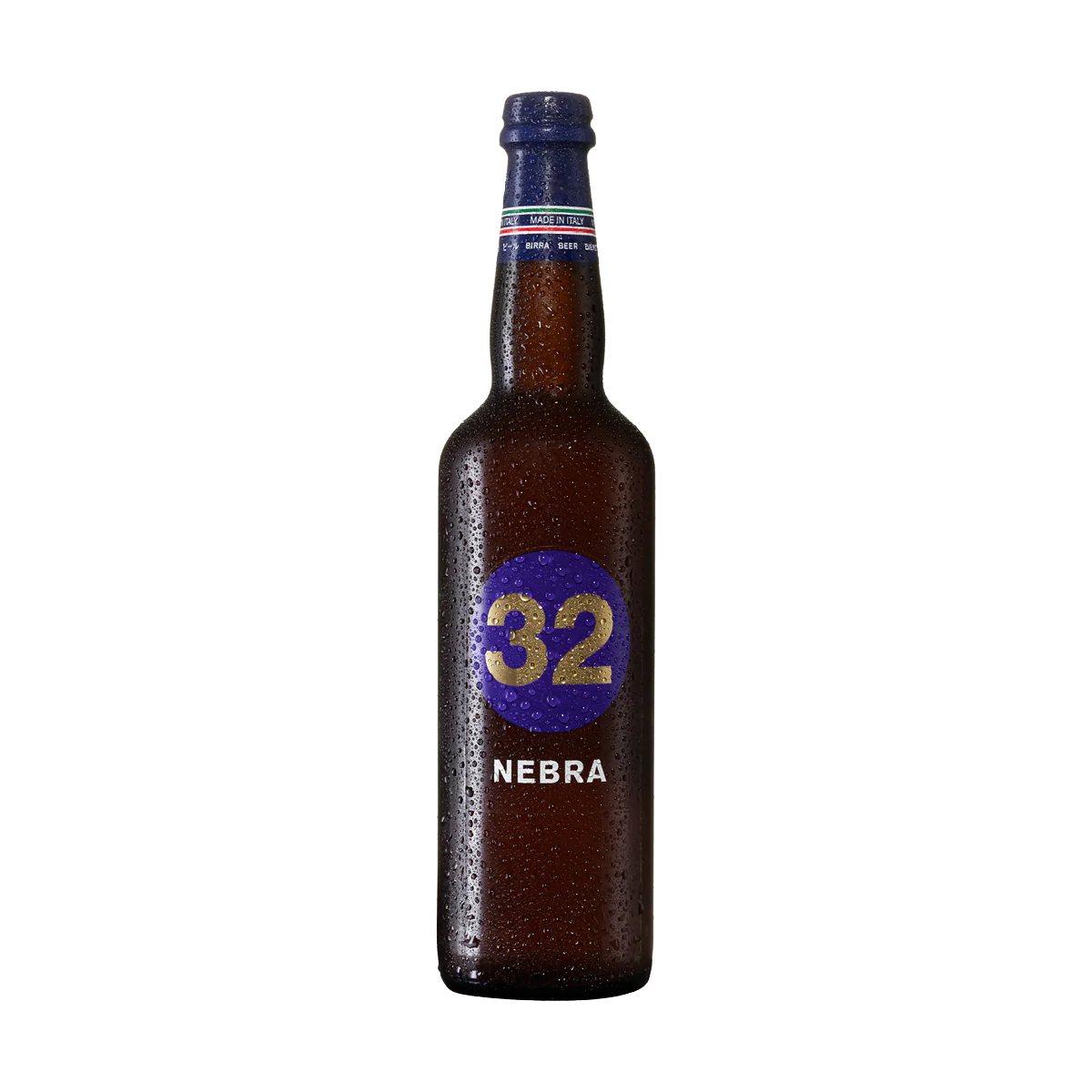 32 Via dei Birrai Nebra birra ambrata 75cl 8% sambuco