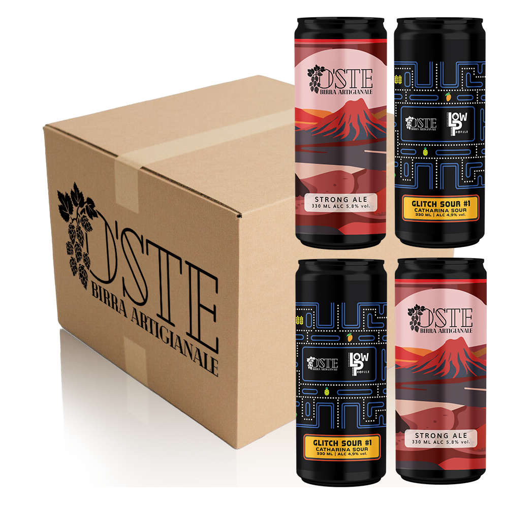 O'Ste Box degustazione birre artigianali miste 4x330ml autunno