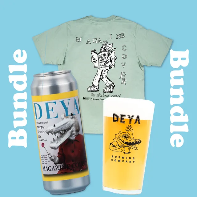 Deya Magazine Cover bundle maglietta + birra 500ml