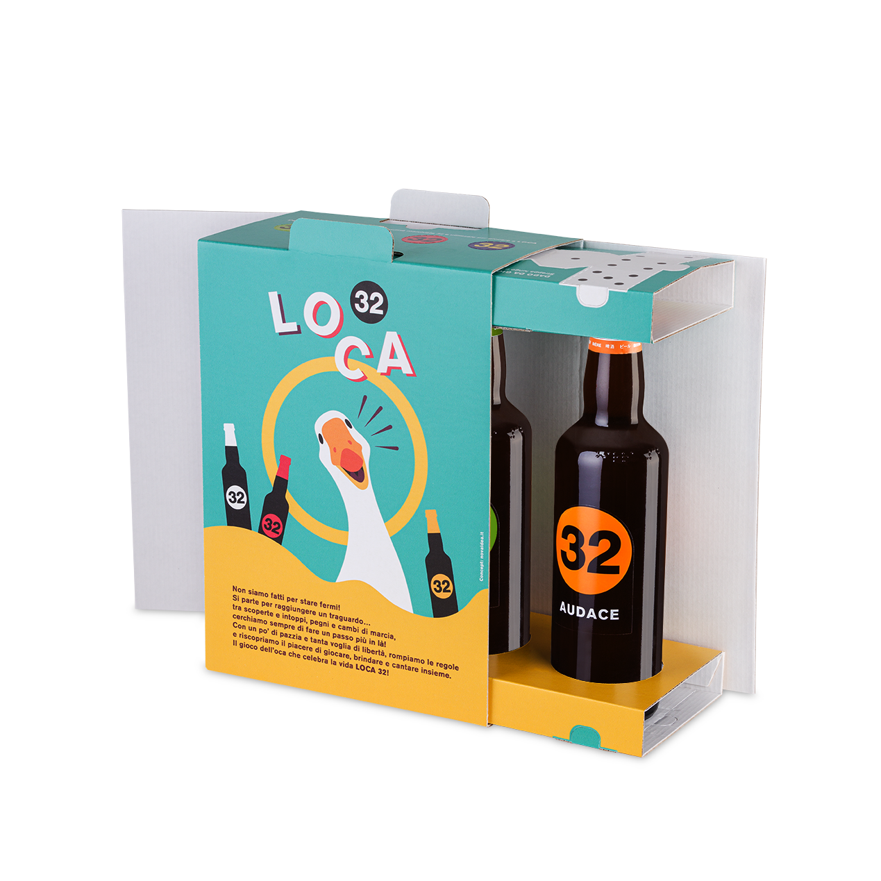 32 Via dei Birrai Loca 32 birra artigianale dorata 75 cl