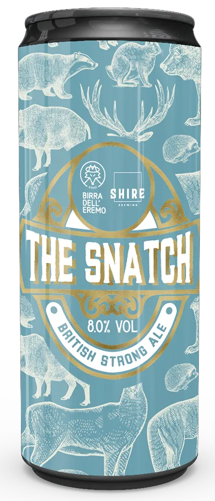 Shire Brewing The Snatch birra strong ale 8% lattina