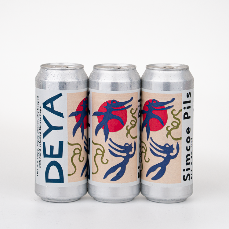 Deya Simcoe Pils lager lattina 500ml 4,4% Simcoe