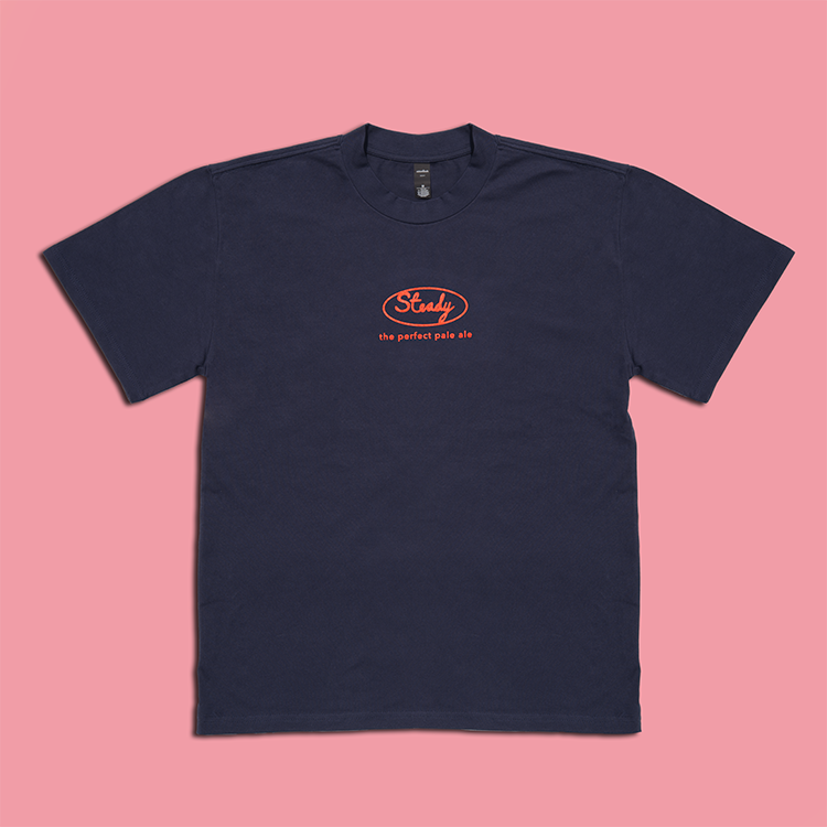 Deya Steady Rolling Man T-Shirt cotone navy