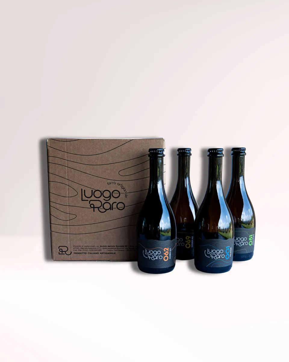 Luogo Raro Idee Regalo Box 4x50cl Birra Mista