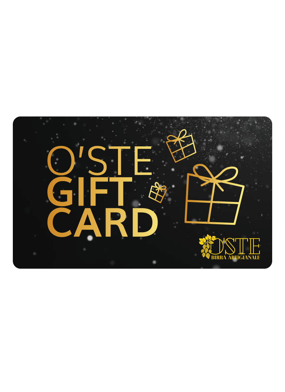 O'Ste GiftCard & T-shirt gift card digitale taglio 50 €