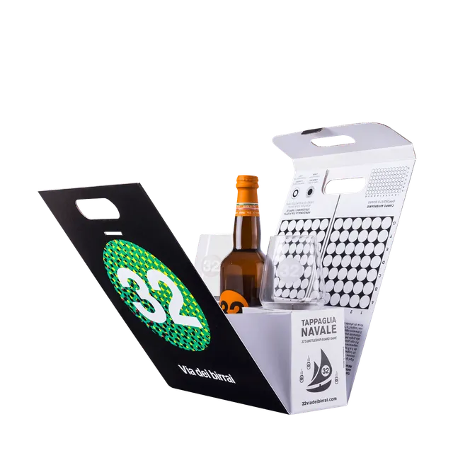 32 Via dei Birrai Voyage 32 Tappaglia Navale birra con calici