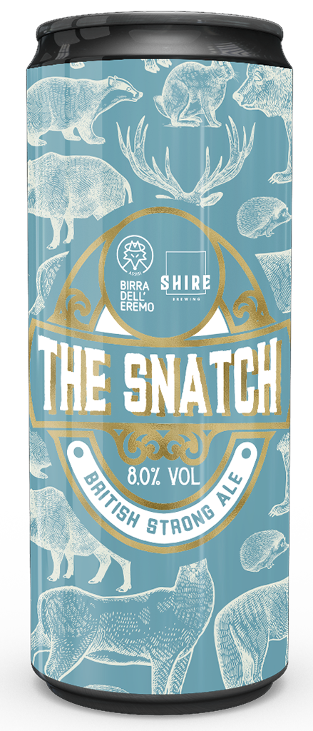 Shire Brewing The Snatch birra strong ale 8% lattina