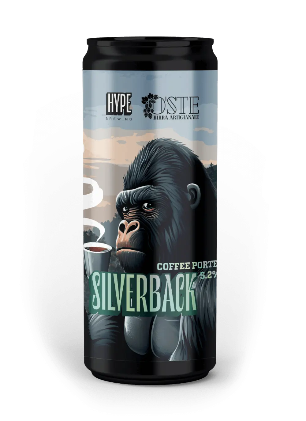 O'Ste Birre artigianali Silverback Coffee Porter lattina 4x330ml
