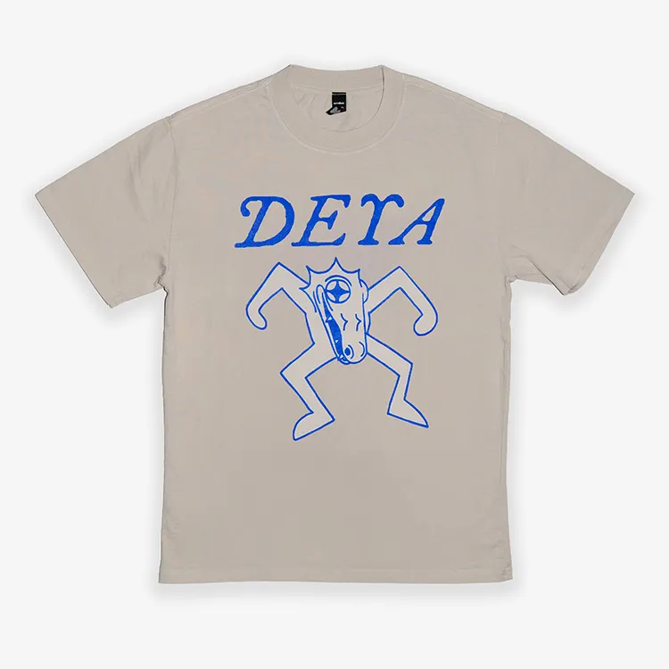 Deya Rythmn Tee maglietta cotone bianco off white